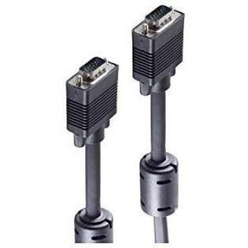 Shiverpeaks BASIC-S SVGA Monitorkabel, Stecker - Stecker 5,0 m, 15 Pol, HDD-Stecker, geschirmt, 75 Ohm, mit Ferrit (BS78056-5)