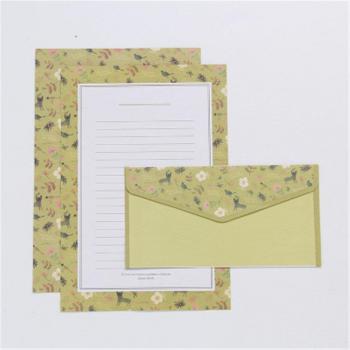 Ensemble d'enveloppes florales pour papeterie de bureau