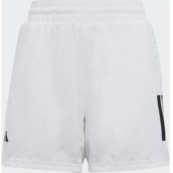 Adidas B Club 3S Pantalon scurt pentru copii, alb