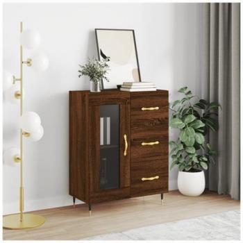 MAISON CHIC Holzsideboard Braun 69,5x34x90 cm
