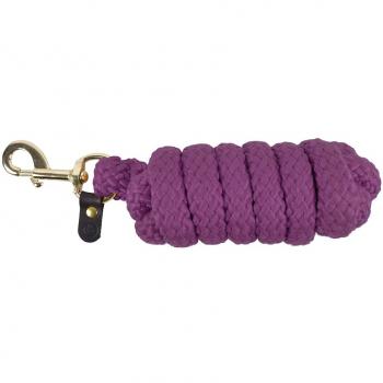 Longe Hansbo Sport EQL tressée ronde violet 2m