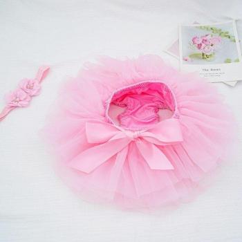 Faldas Cortas con Diadema para Recién Nacida