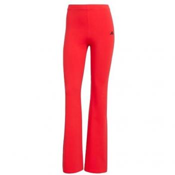 Legging évasé femme adidas - Logo petit - Rouge 2XL