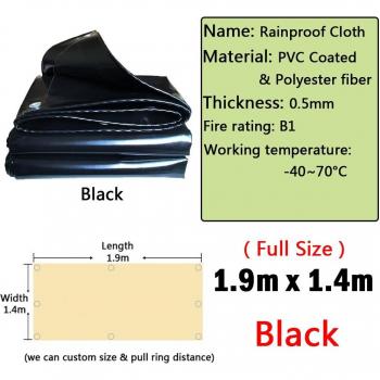 Bâche en tissu imperméable 600 g/m²