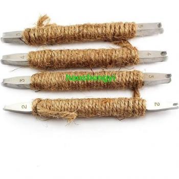 Double-Headed Groove Twister for Vegetable Tanned Leather