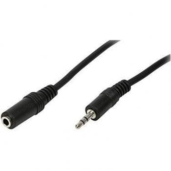 Câble Acoustique 3,5 mm mâle/Femelle 3 m Noir