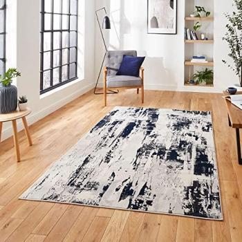 Apollo GR579 Grey/Navy Rug