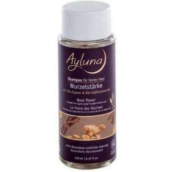 Ayluna Organic Strengthening Shampoo with Ginger and Liquorice Root for Fine Hair - 250ml