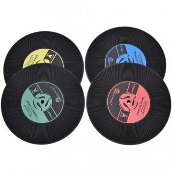 Plastic Vinyl Coaster - Dining Decor Drink Holder, 6 Styles