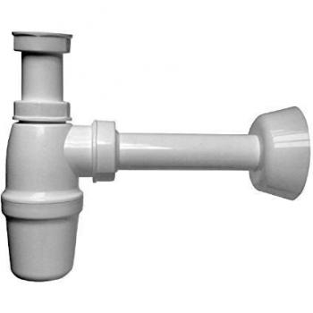 Siphon lavabo plastique blanc 1 1/4