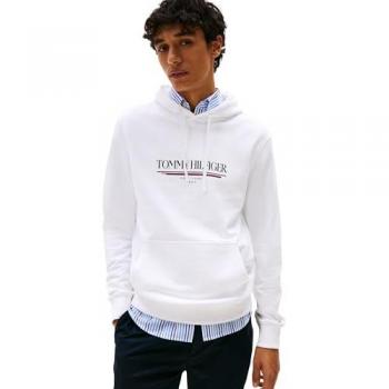 Tommy Hilfiger Men's White Hoodie 2XL
