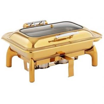 Chafing Dish 2 Brûleurs à Pâte 9L GN 1/1