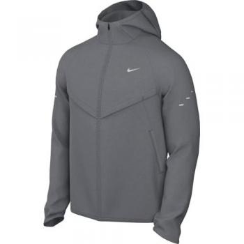 Nike Stride UV‑Protective Running Jacket – Smoke Grey/Reflect Silver