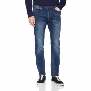Pantalon Jack & Jones Jjitim Jjoriginal Am 782 50sps Noos, Coupe Slim, Couleur Bleue