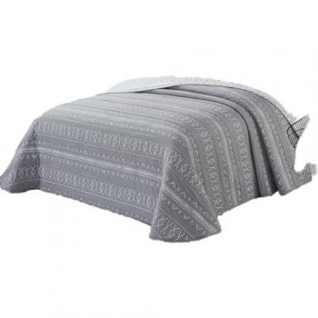 Colcha Bouti Arlaban Gris Jacquard Extra Suave