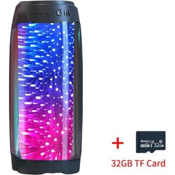 ColorWave Bluetooth Speaker with 3D LED Lights