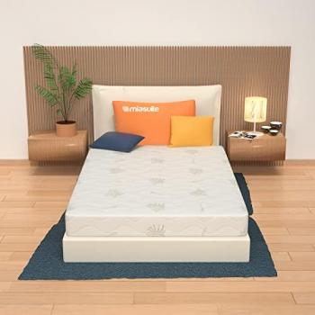 MIASUITE - Materasso 120x190, alto 17 cm - Una piazza e mezza, Memory, Sfoderabile, in Aloe Vera Baldo