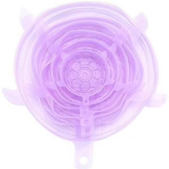6Pcs Reusable Silicone Lids - Heat-Resistant