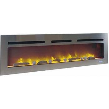 Chimenea eléctrica brite inox empotrable 3xl