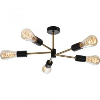Sena - 230V IP20 E27 5 Light Ceiling Pendant - SE5P
