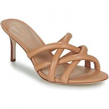Lauren Ralph Lauren LILIANA-SANDALS-HEEL SANDAL women's Mules / Casual Shoes in Beige