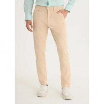 Pantalón Lois Jeans Hombre Beige 33 Casual Algodón
