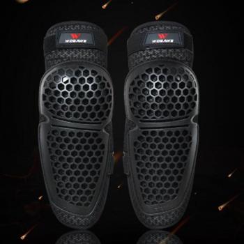 Motorbike Racing Knee Protectors - Breathable Support (1 Pair)