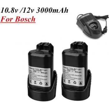 BAT411 10.8V 12V 3000mAh Li-ion Battery for Bosch Tools