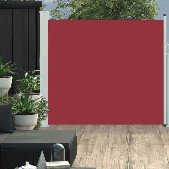 Cortina Lateral Retráctil Patio Rojo 170x300