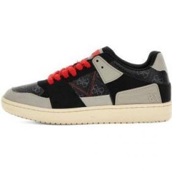 Zapatilla Guess Hombre 4G Negra Planos