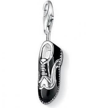 Thomas Sabo Schuh Anhänger – Emaillierte Schwarze Variante