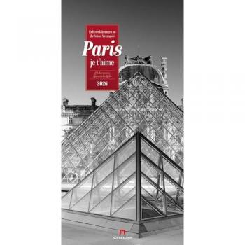 Paris je t'aime Literatur-Kalender 2026
