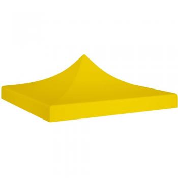 VidaXL Pavillonersatzdach Partyzelt-Dach 2x2 m Gelb 270 g/m²
