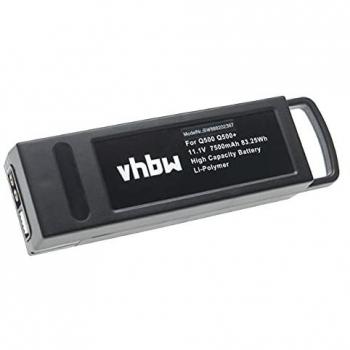 Batterie de remplacement Vhbw pour Yuneec Typhoon Q500+ (7500mAh, 11,1V, Li-polymère)