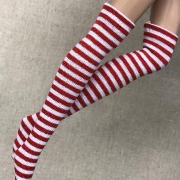 Streifen Socken für 1/6 Puppen