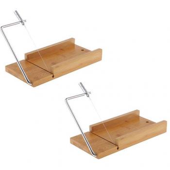 2Pcs Soap Cutting Tools with Wire Slicer for DIY Projects