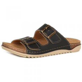 Lotus Trento Women’s Sandals – Black, Size 4