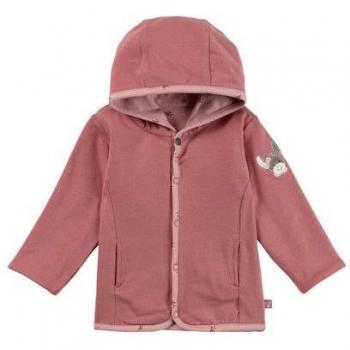 Chaqueta reversible rosa perla con flores Sterntaler