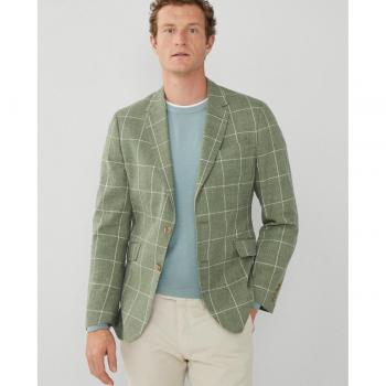 Hackett London - Americana Pane verde para hombre