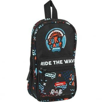 Plumier mochila con 4 portaminas Surf Camp - Safta