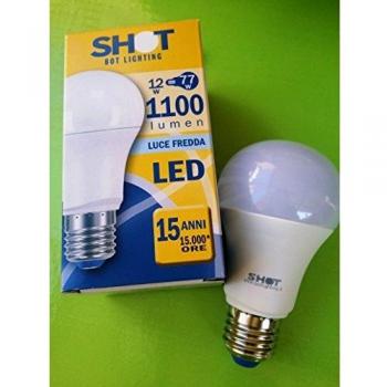 Eldon EL D1012X2 Opale LED Lampadina a Goccia 10,8w E27 1060LM 2700K termoplastica