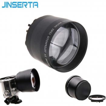 JINSERTA 52 mm Objektiv mit 2,2‑fachem Zoom für GoPro – DSLR-Kompatibilität