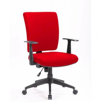 Sillón de Oficina Palmerston Rojo