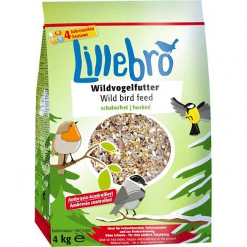 Lillebro Vogelfutter ohne Schalen - 4 kg