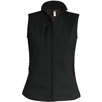 Bodywarmer Softshell impermeabile da donna Kariban Grigio L