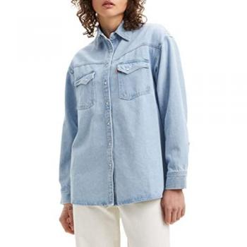 Camisa Oversize Levi's con Cuello Punta y Estilo Western