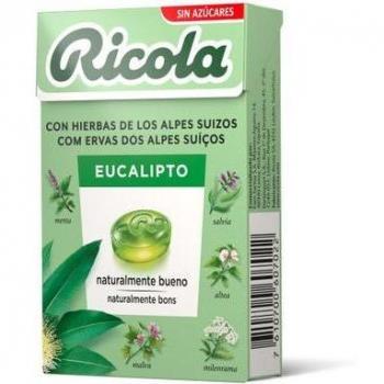 Caramelos Ricola Eucalipto Sin Azúcar 50g