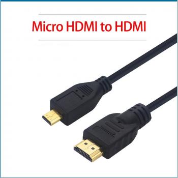 S ROBOT Gold-Plated Micro HDMI to HDMI Adapter for Raspberry Pi 4