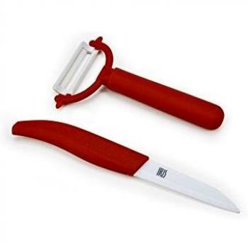 Juego de pelador y cuchillo cerámico IRIS