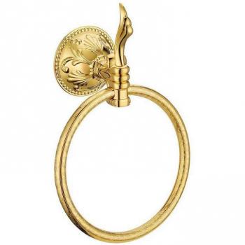 Golden Titanium Towel Ring